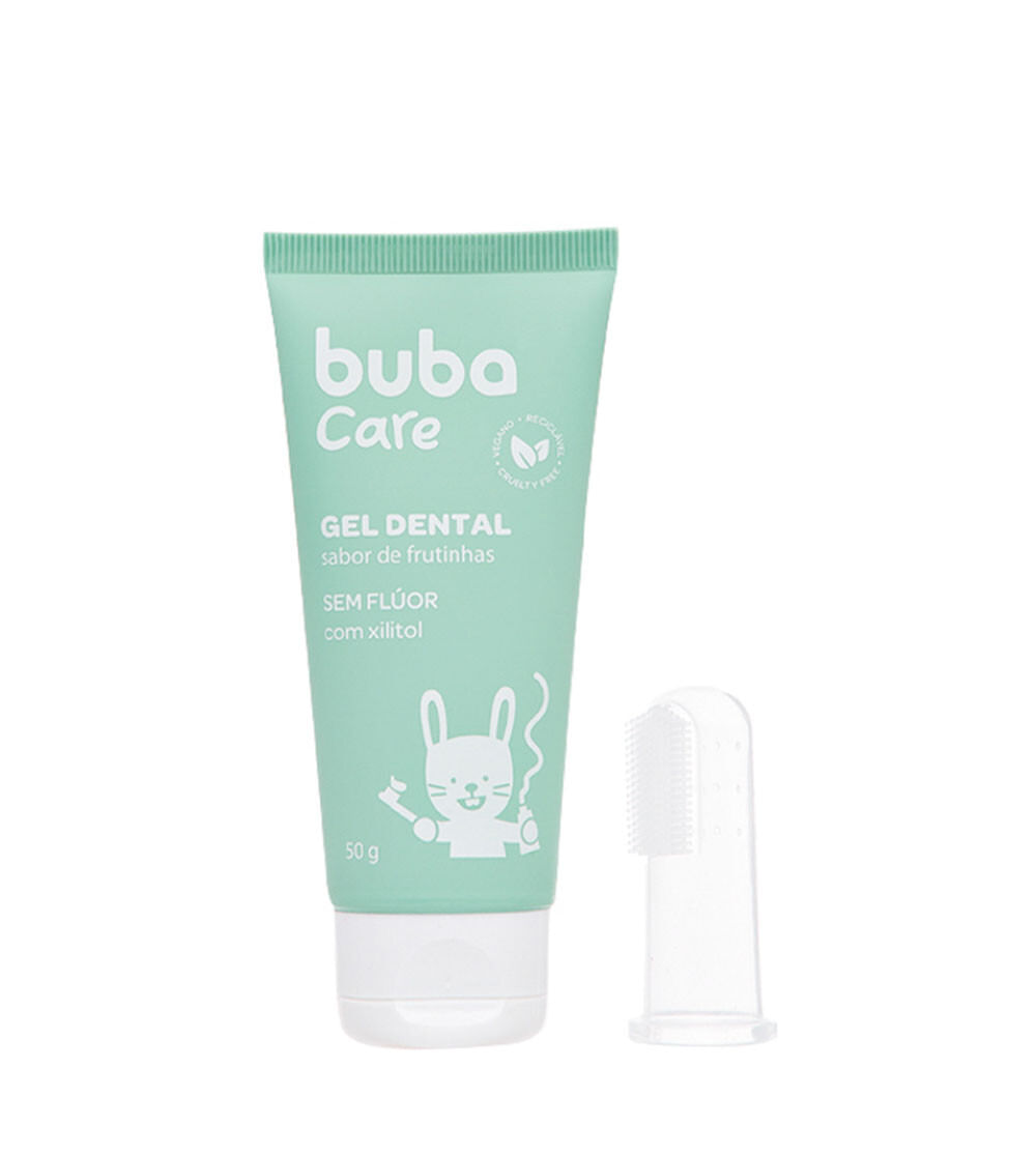 Gel Dental com Escova Massageadora 50g Buba Care