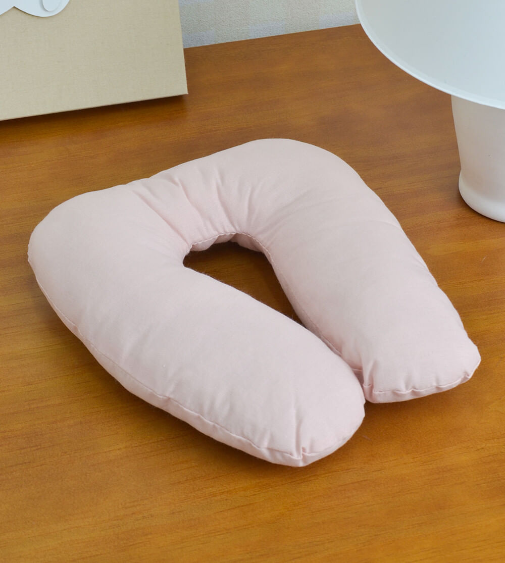 Almofada De Pescoço Rosa 26 x 25 cm - 4660