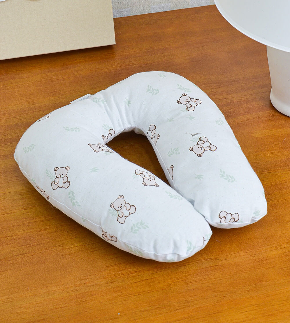 Almofada De Pescoço Ursinho Bolinha 26 x 25 cm - 1167