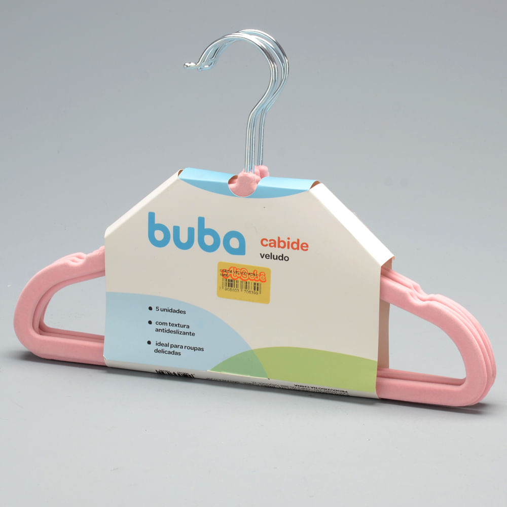 Cabide Veludo - 10639 Rosa
