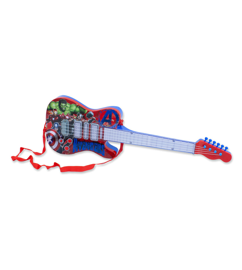 Guitarra com Luz e Som Avengers