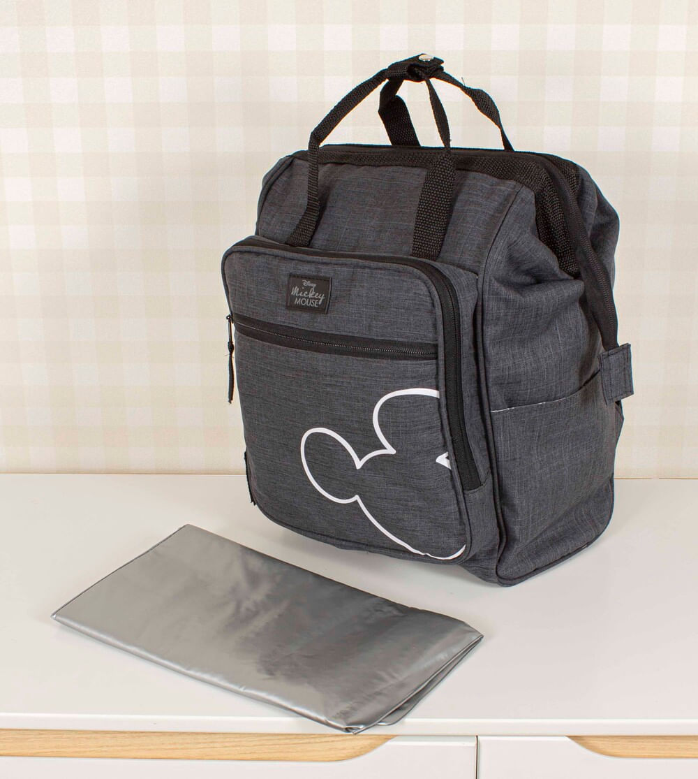 Mochila Baby Bag G Com Trocador Mickey