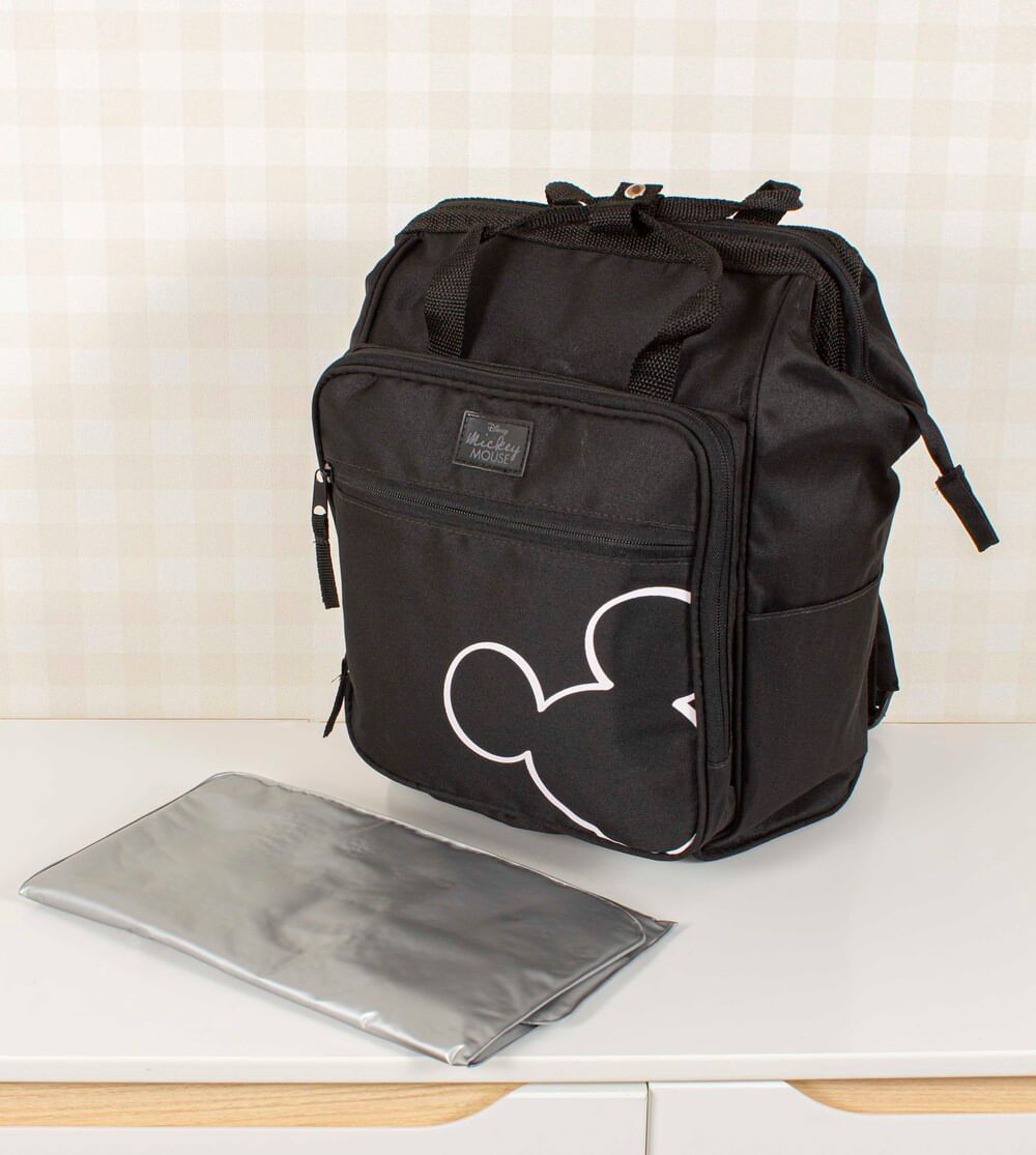 Mochila Baby Bag G Com Trocador Mickey