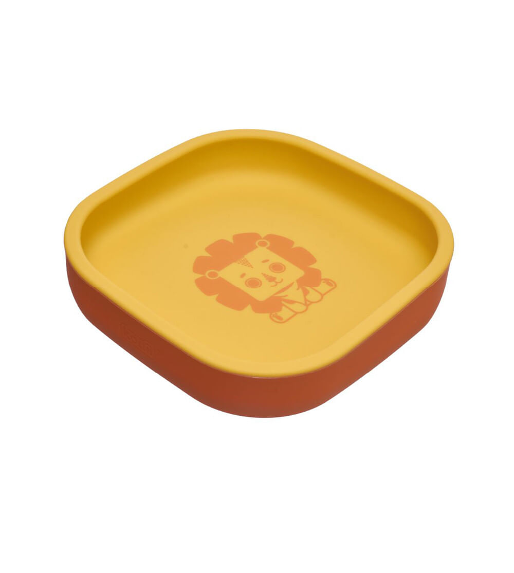Prato de Silicone com Ventosa 410ml Leão Leo - Kouii