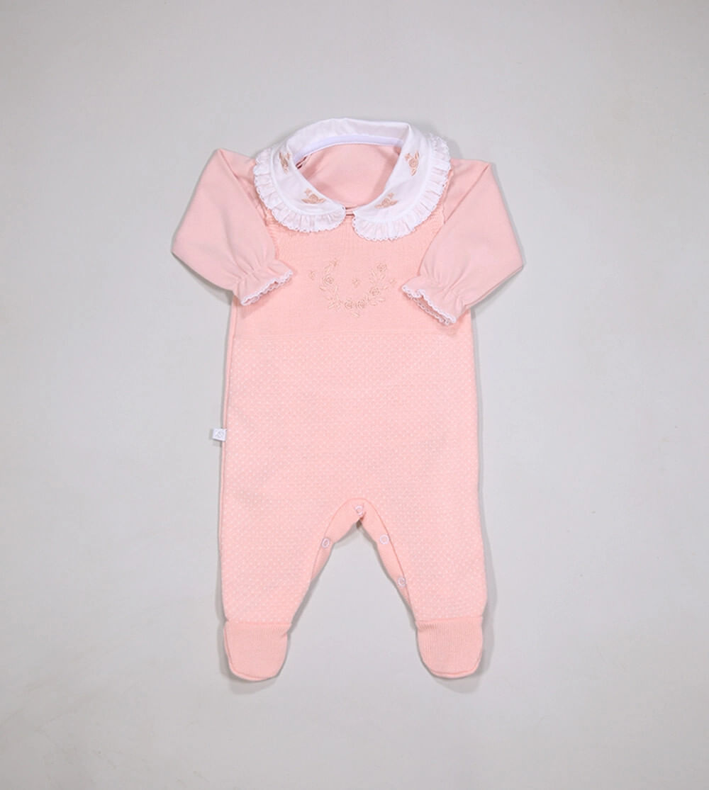 Jardineira/Body Rosas - 725403