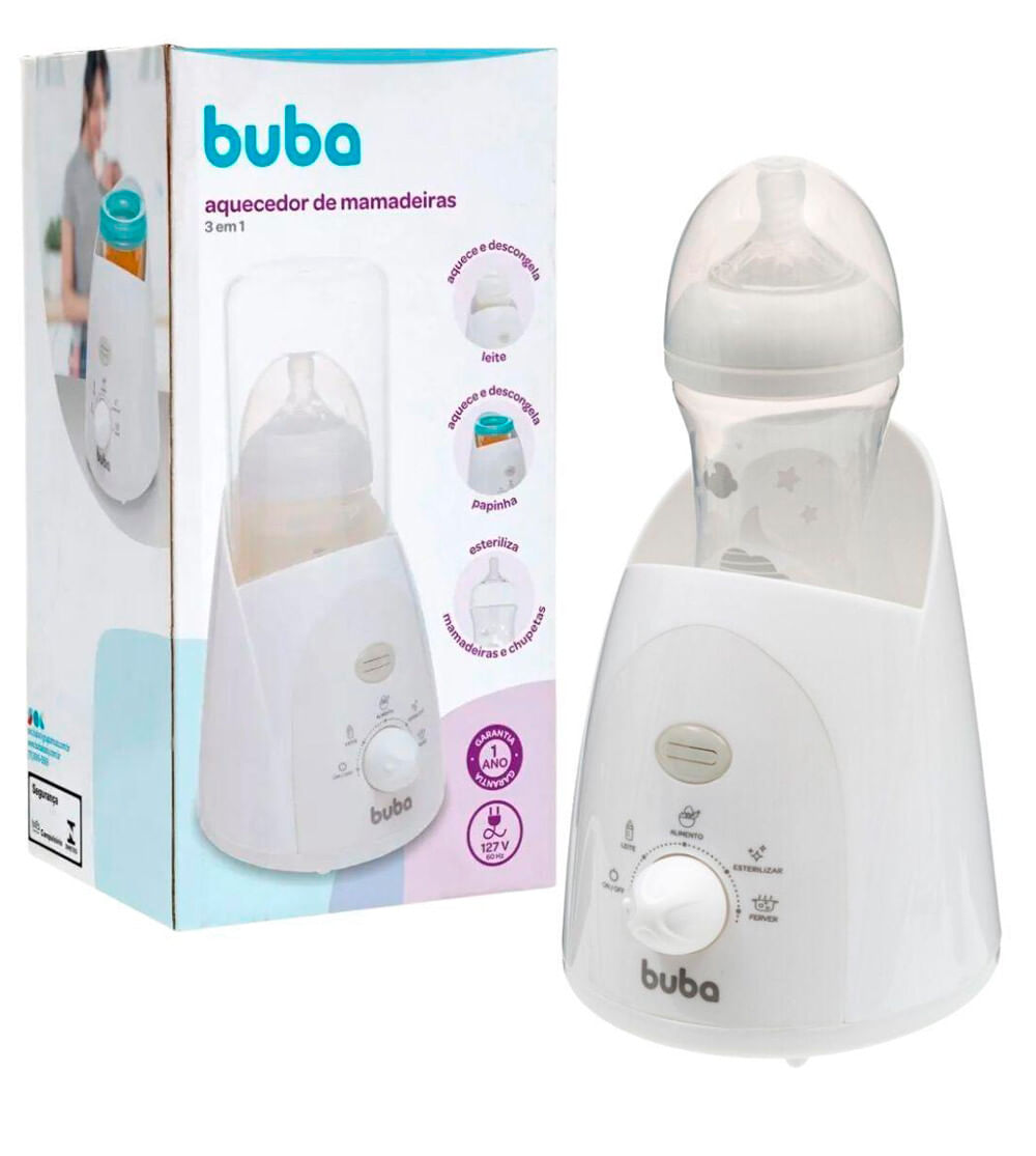 Aquecedor de Mamadeira 3 em 1 Buba