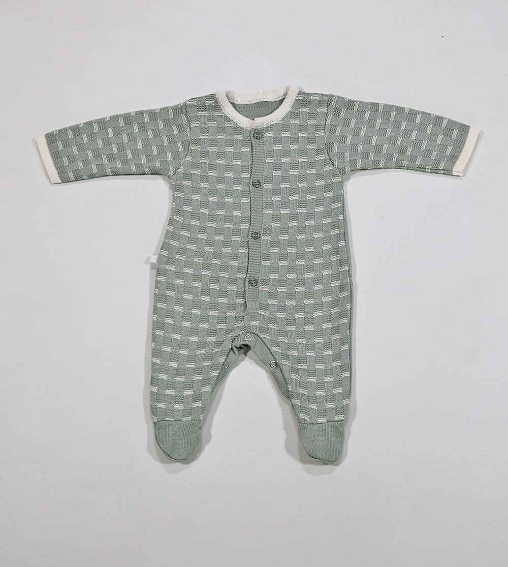 Macacão Tricot Quadradinhos