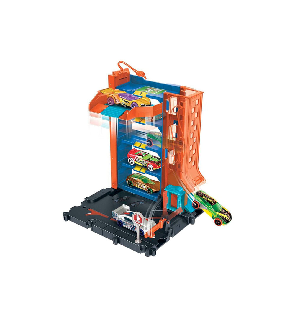 Pista City Estacionamento no Centro da Cidade Hot Wheels