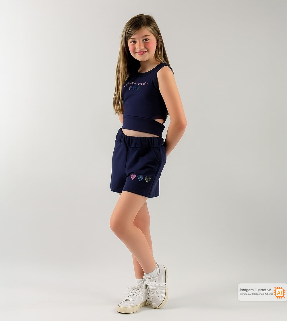 Conjunto Feminino Regata