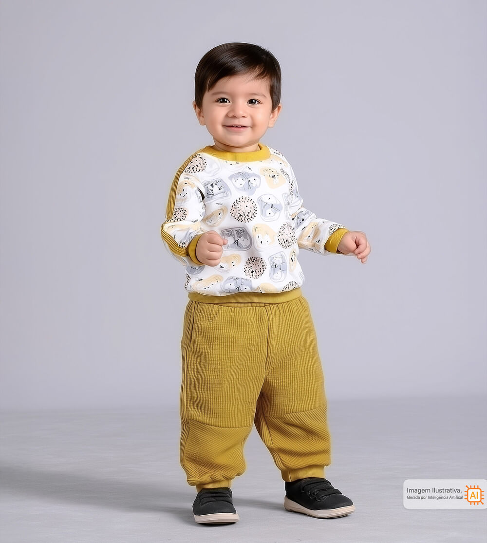 Conjunto Plush Carinha de Bicho