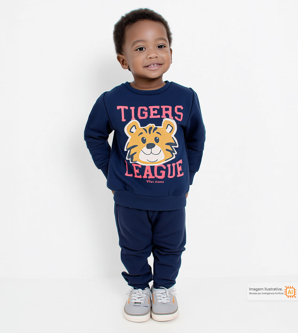 Conjunto Moletom Tiger League