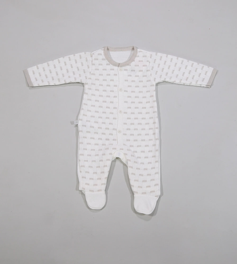 Macacão Tricot Quadradinhos
