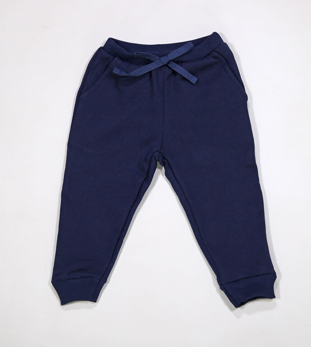 Calça Moletom Basic Marinho - 0491