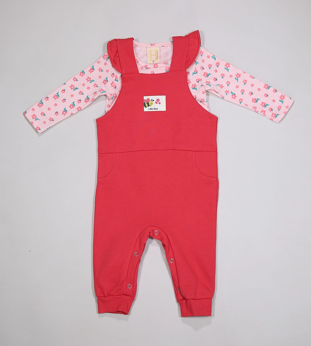 Jardineira/Blusa Little Bee - 14672A