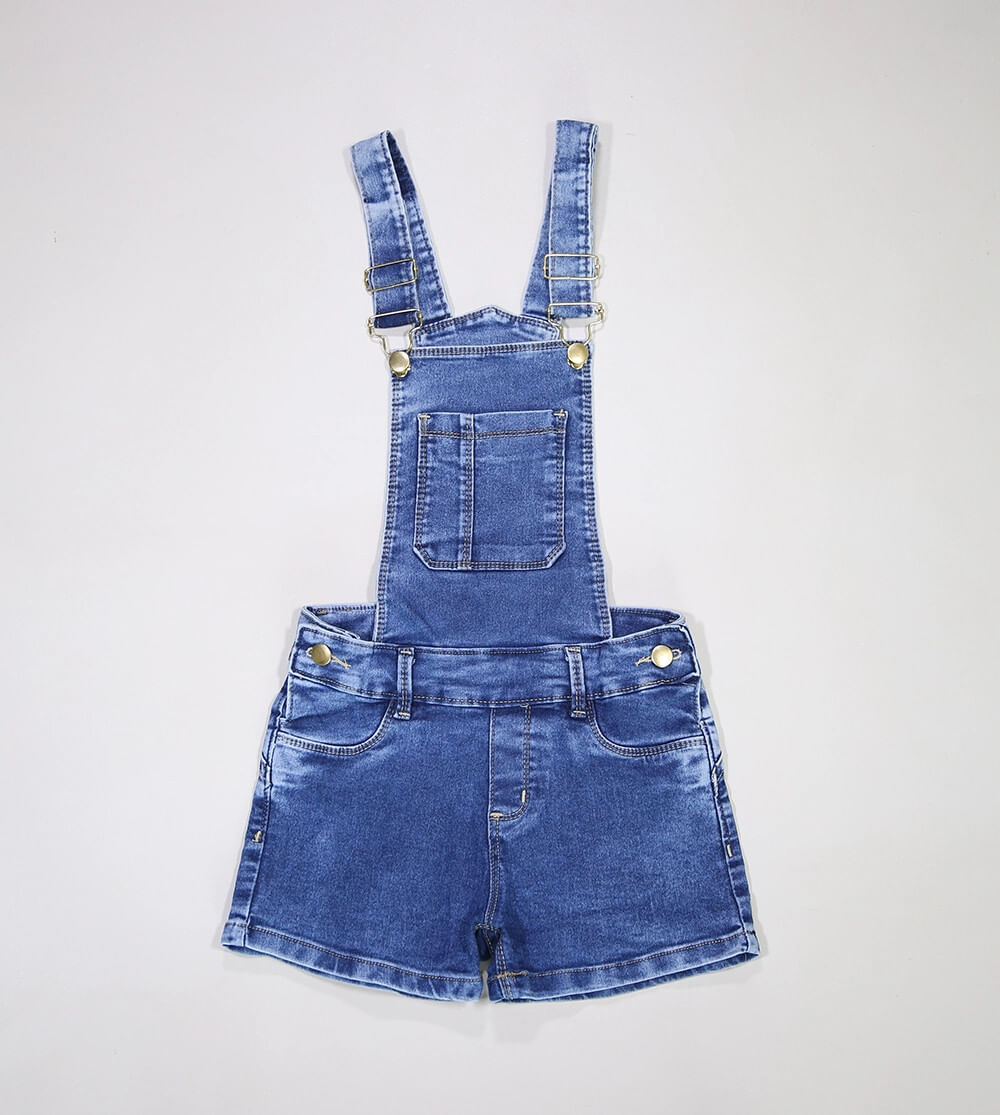 Jardineira Jeans Verão - 661026
