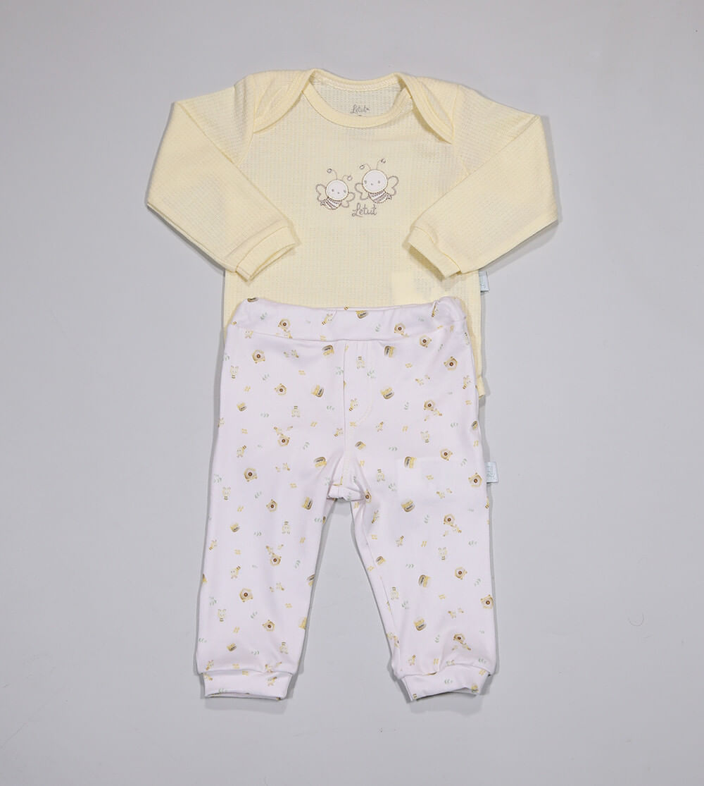 Conjunto Body Abelhinhas