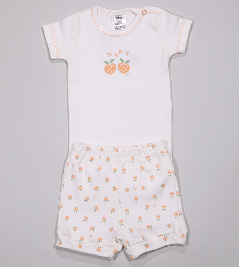 Conjunto Body/Shorts Fruta - 10971
