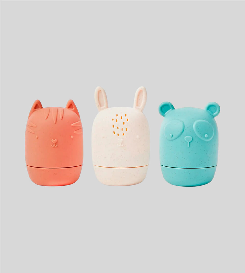 Bichinhos para Banho com 3 Unidades