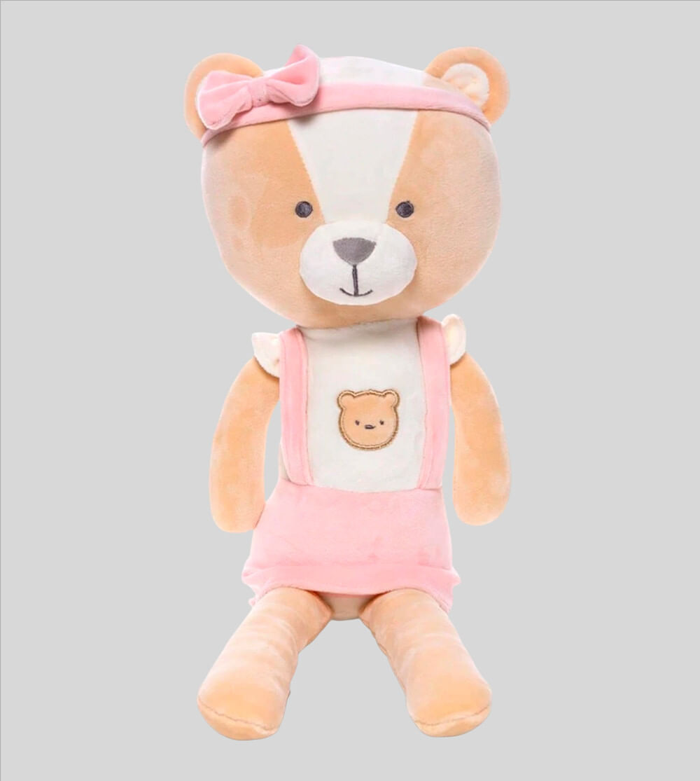 Ursinho Soft Cookie Rosa Buba
