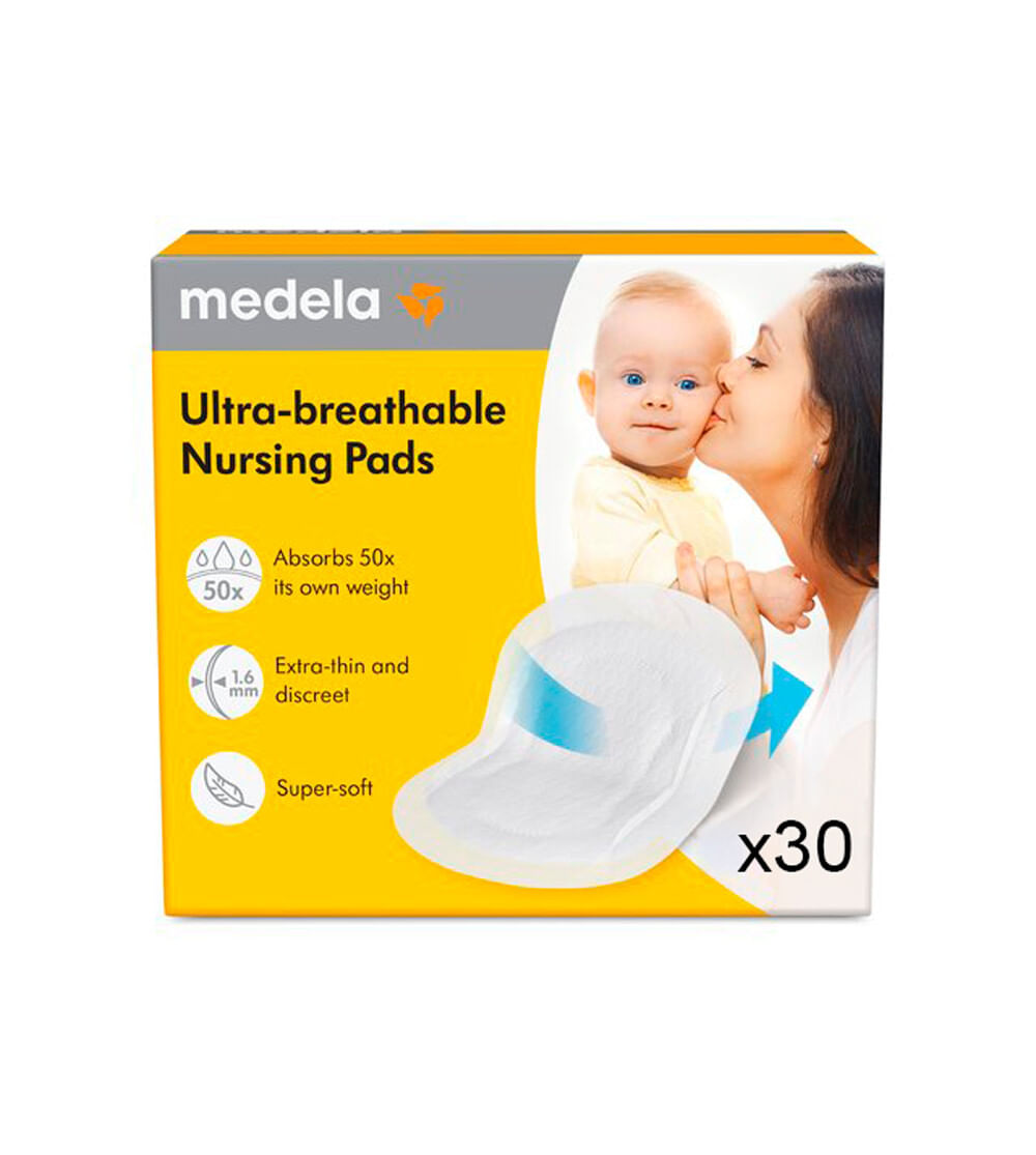Protetores de Seios Ultra Respiráveis com 30 Unidades Medela