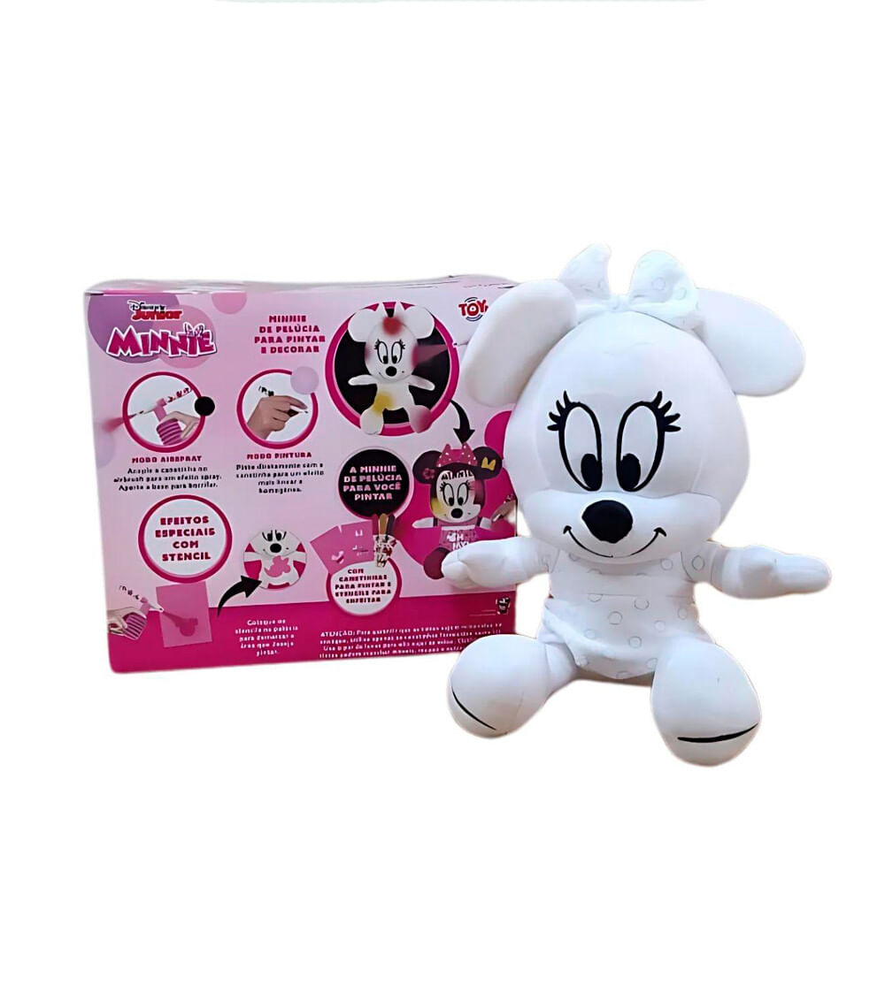 Pelúcia para Pintar e Decorar Minnie