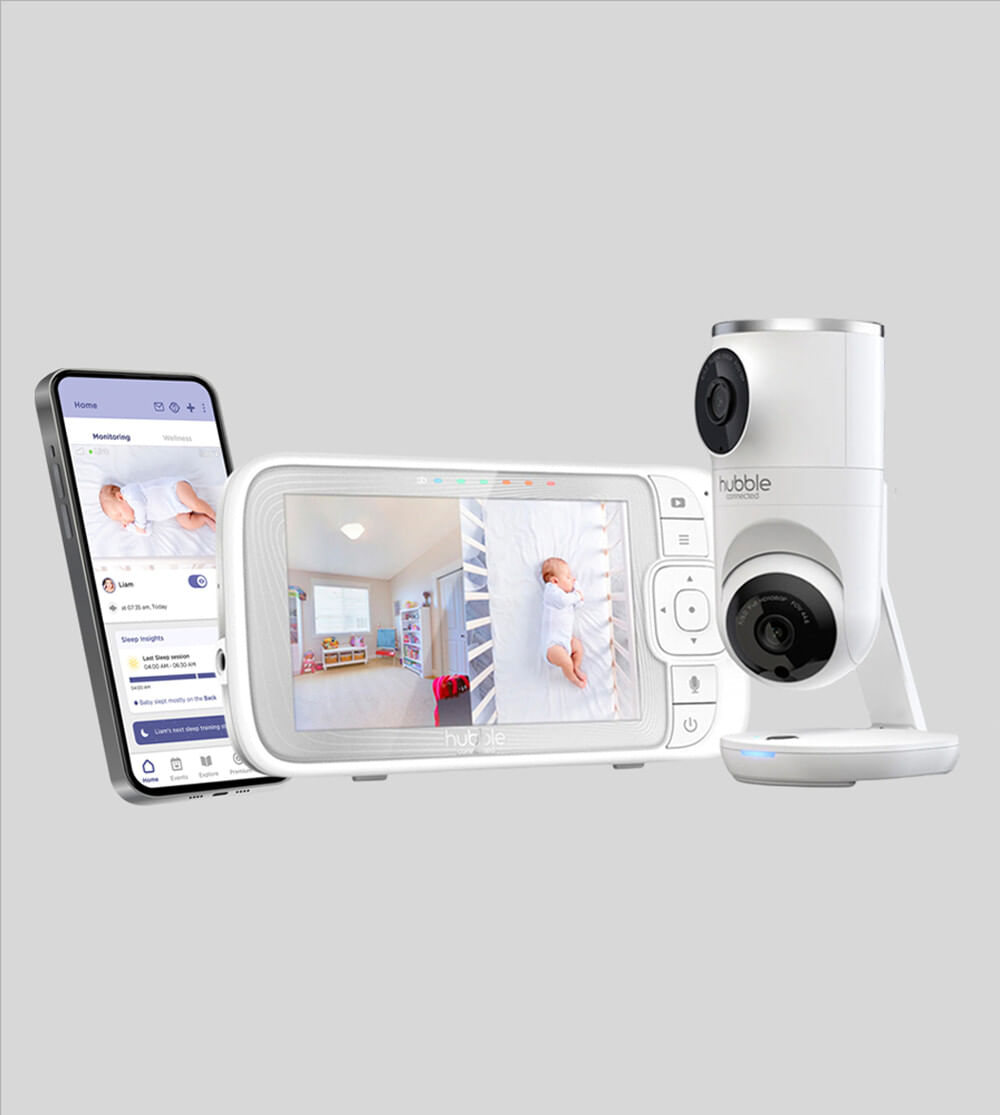 Babá Eletrônica Hubble Nursery Dual Vision com Monitor