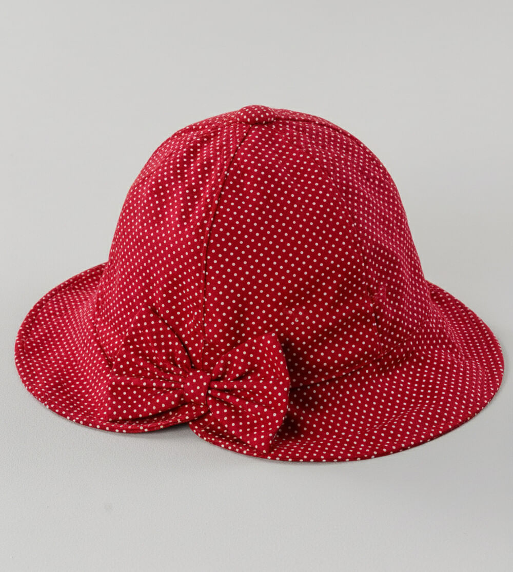 Chapéu Bolinhas Vermelho - 204