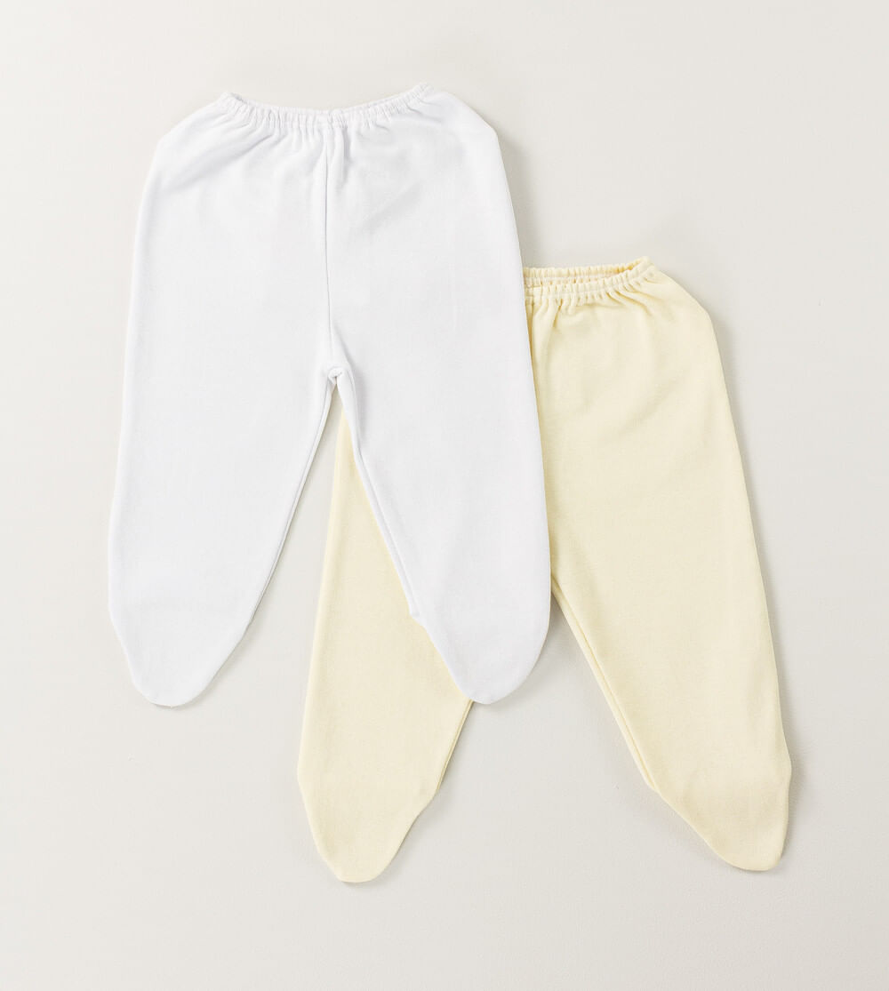 Culote Básico com 2 Unidades Amarelo