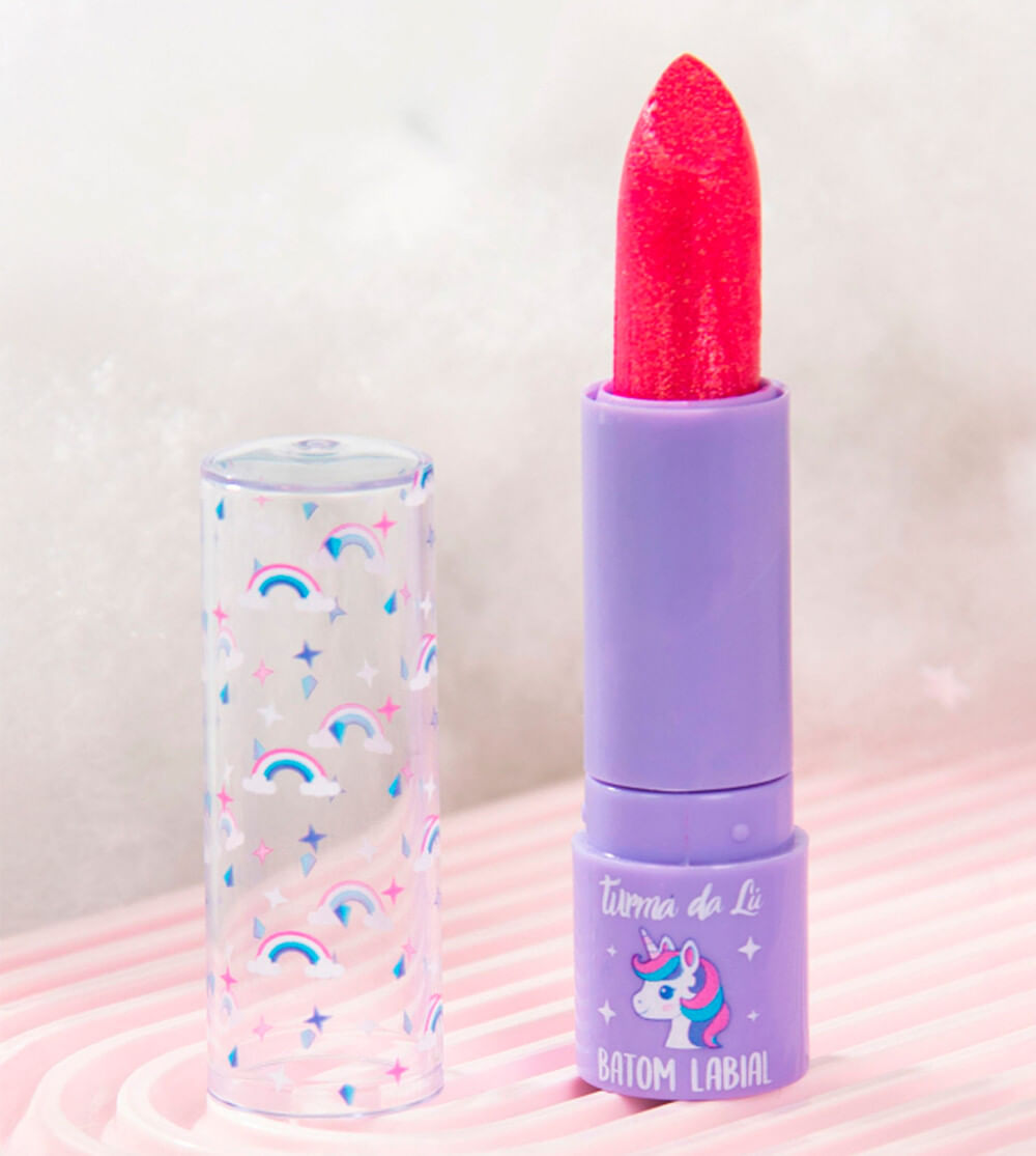 Batom Unicórnio - Estrela Pink