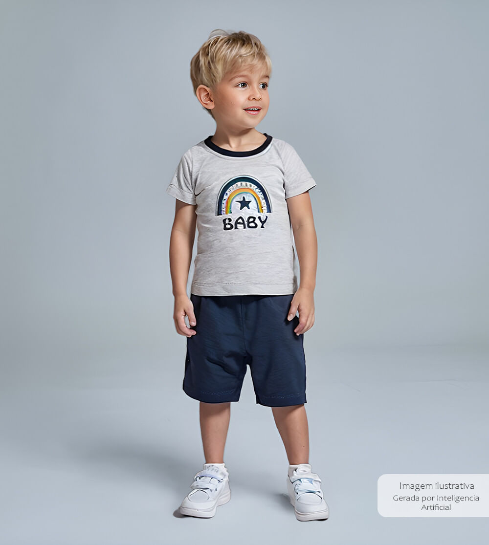 Conjunto Pijama Curto - 2664 De 1 a 6 anos