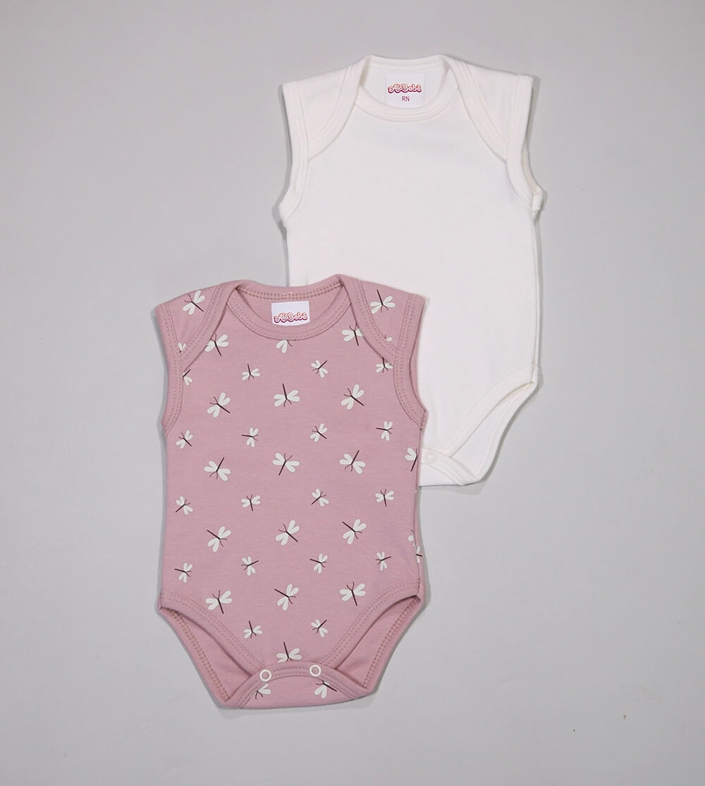 Kit Body Regata Libélula com 2 Unidades De 0 a 12 meses