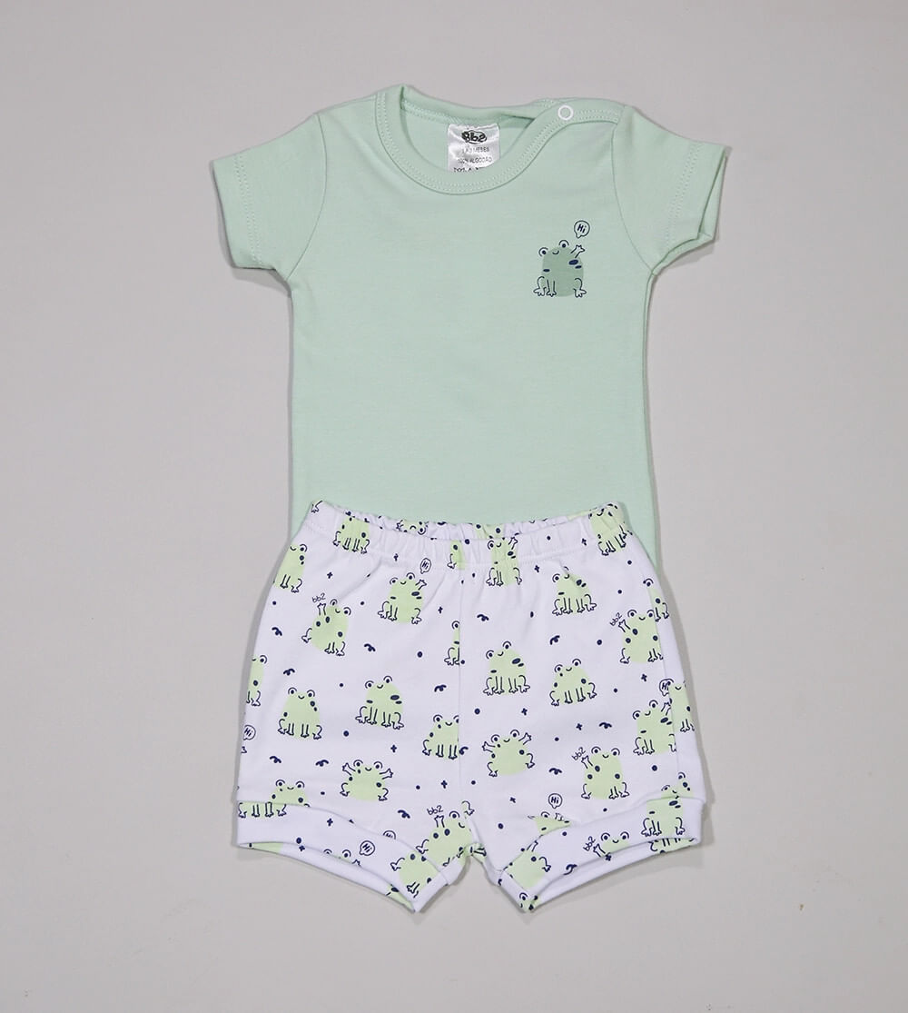 Conjunto Body/Shorts Sapinho - 10992 De 3 a 12 meses