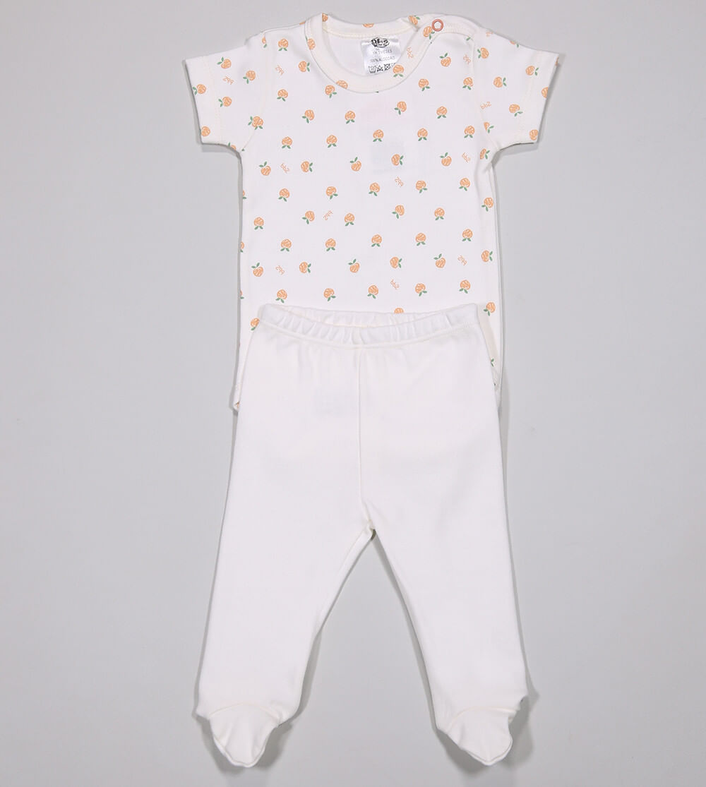 Conjunto Body M/C - 10972 De 0 a 12 meses