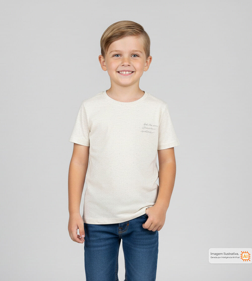 Camiseta Nature Bege