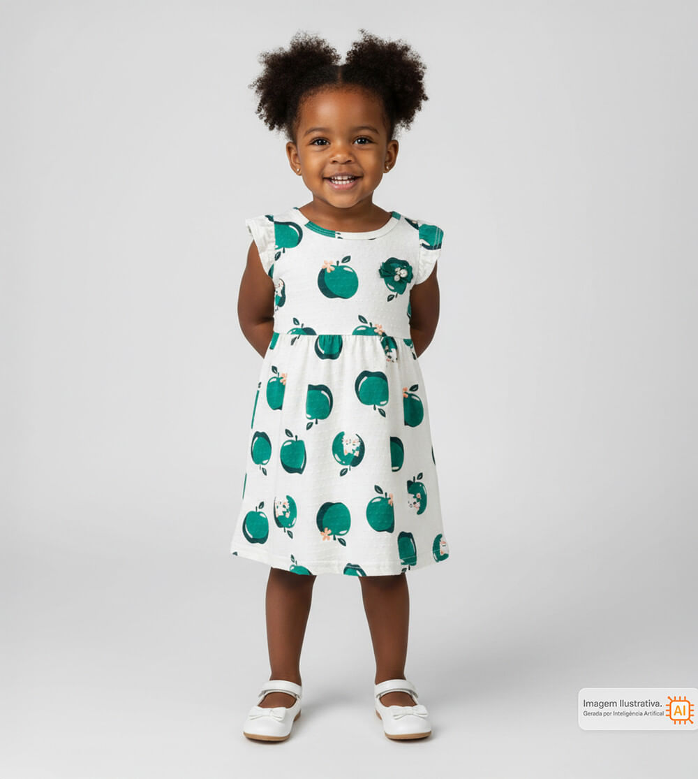 Vestido Maçã Verde