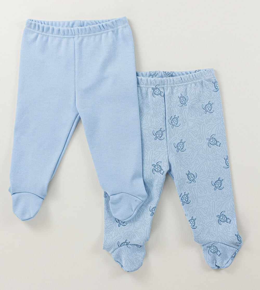 Culote Tartaruga Azul com 2 Unidades