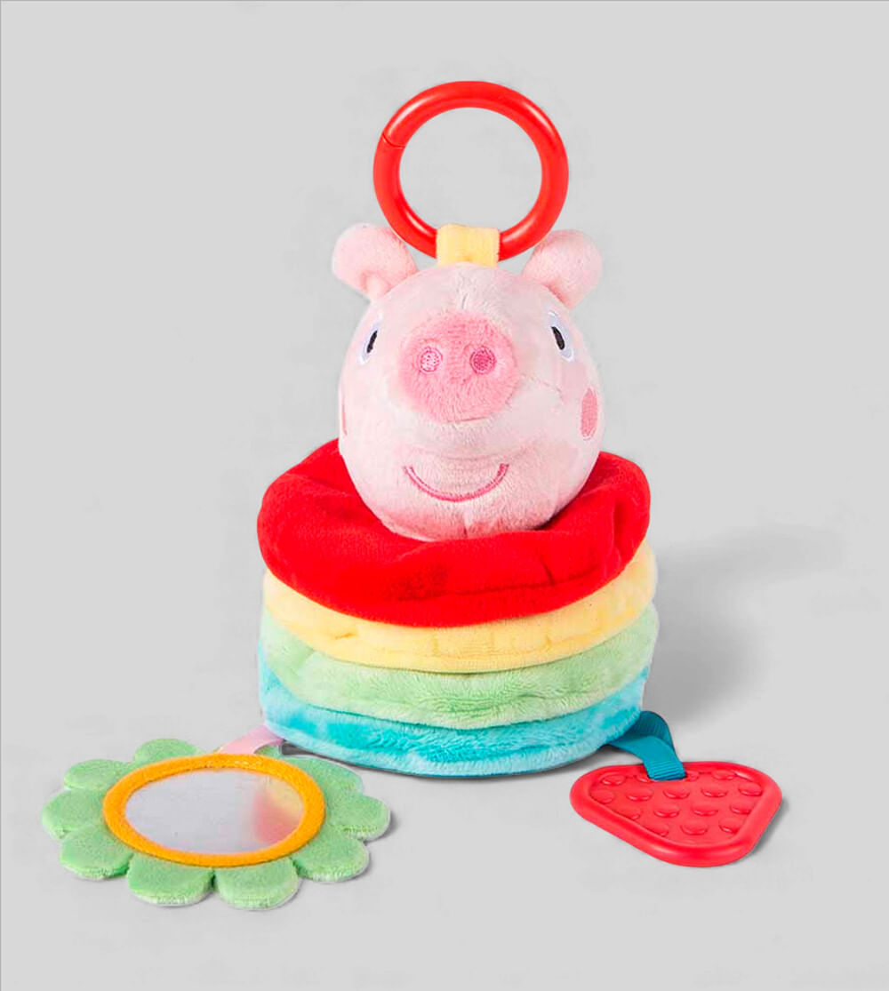 Estica e Treme Com Mordedor Peppa Pig