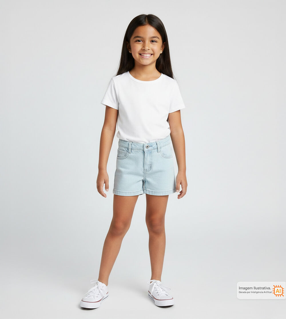 Shorts Jeans Garota