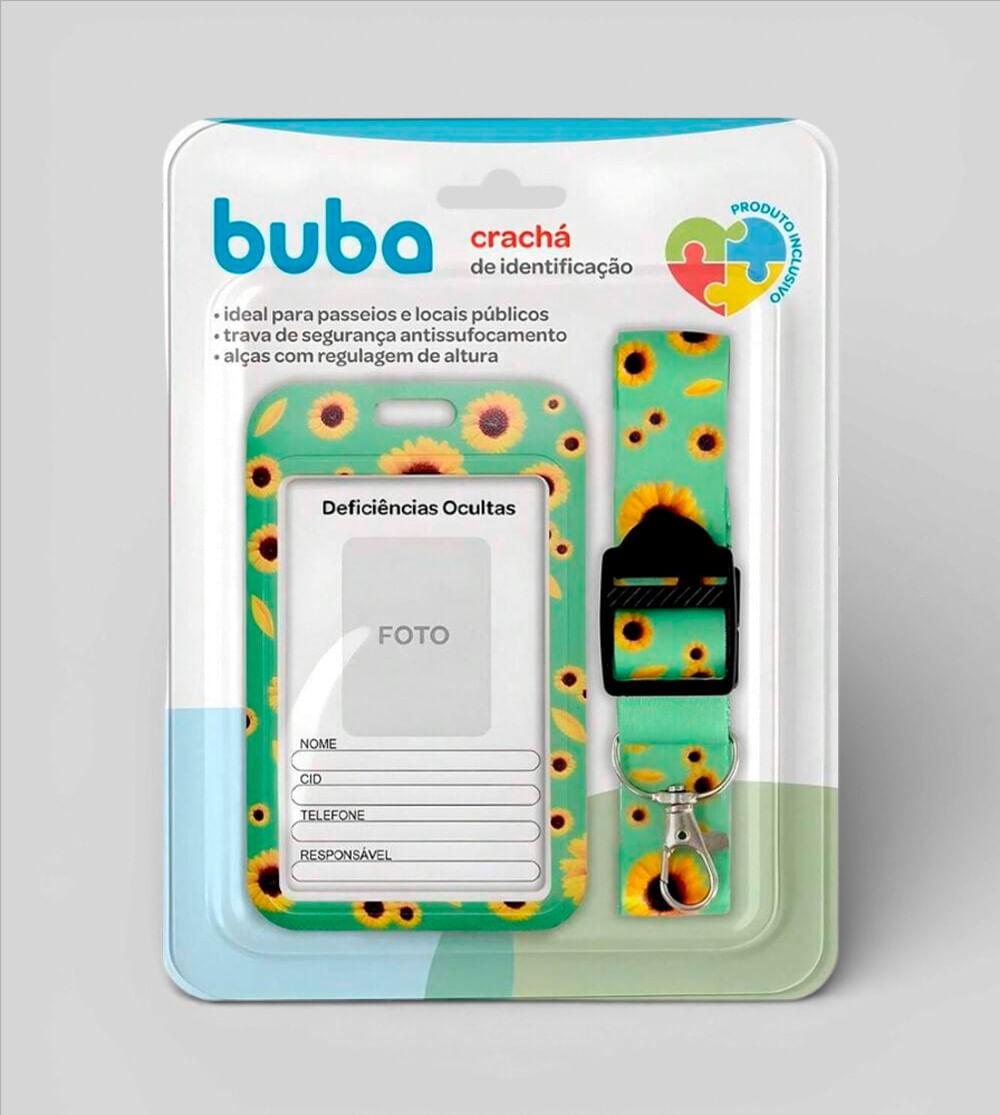 Crachá de Identificação Deficiências Ocultas
