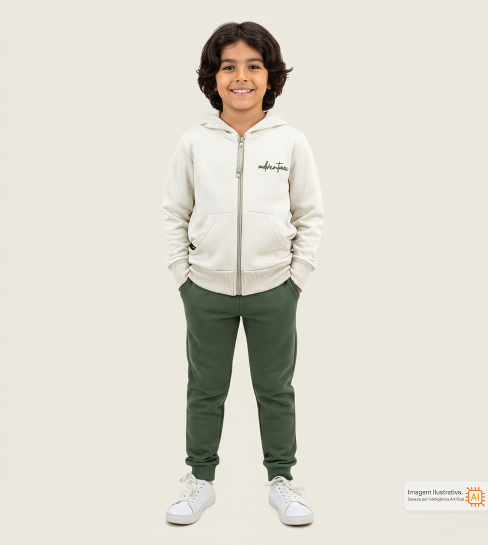Conjunto Moletom com Capuz Adventure