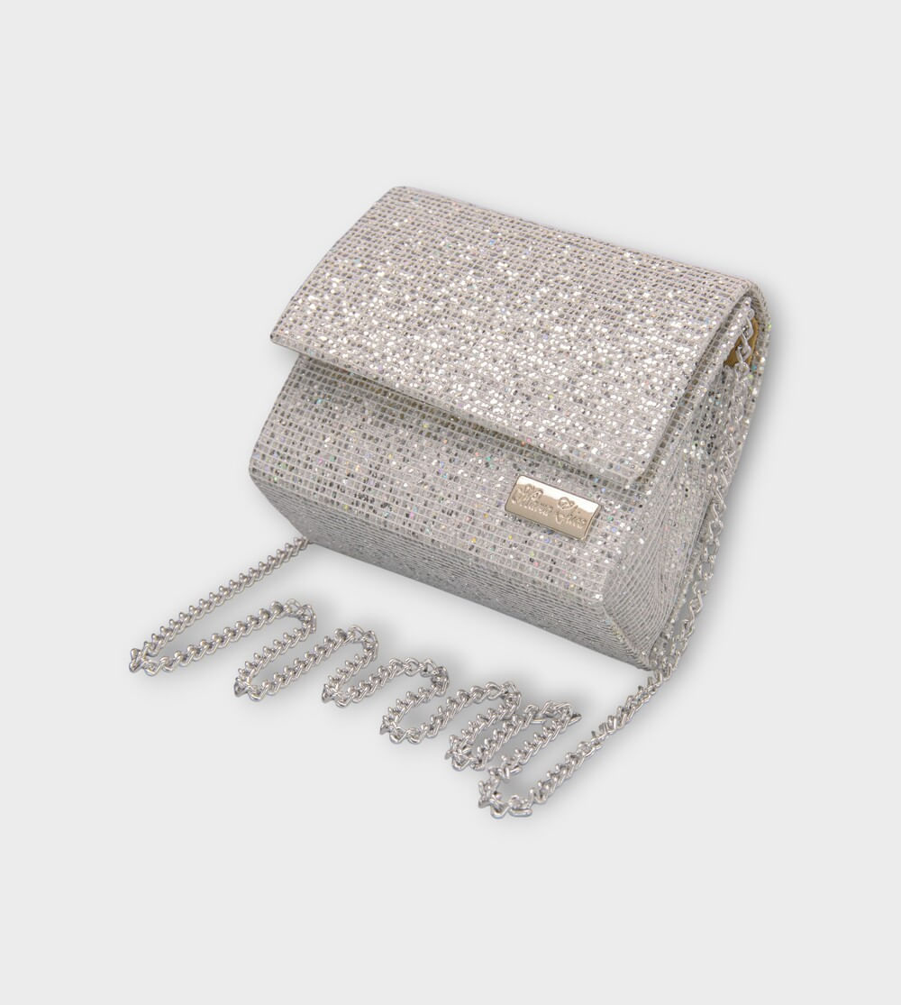 Bolsa Mini Glow Prata