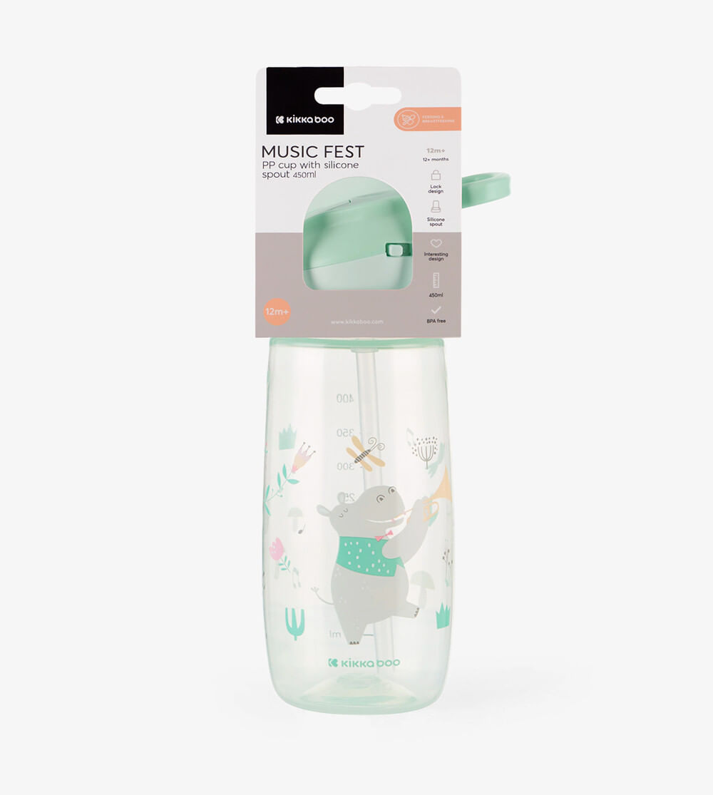 Copo Music Fest Verde 450ml Kikka boo
