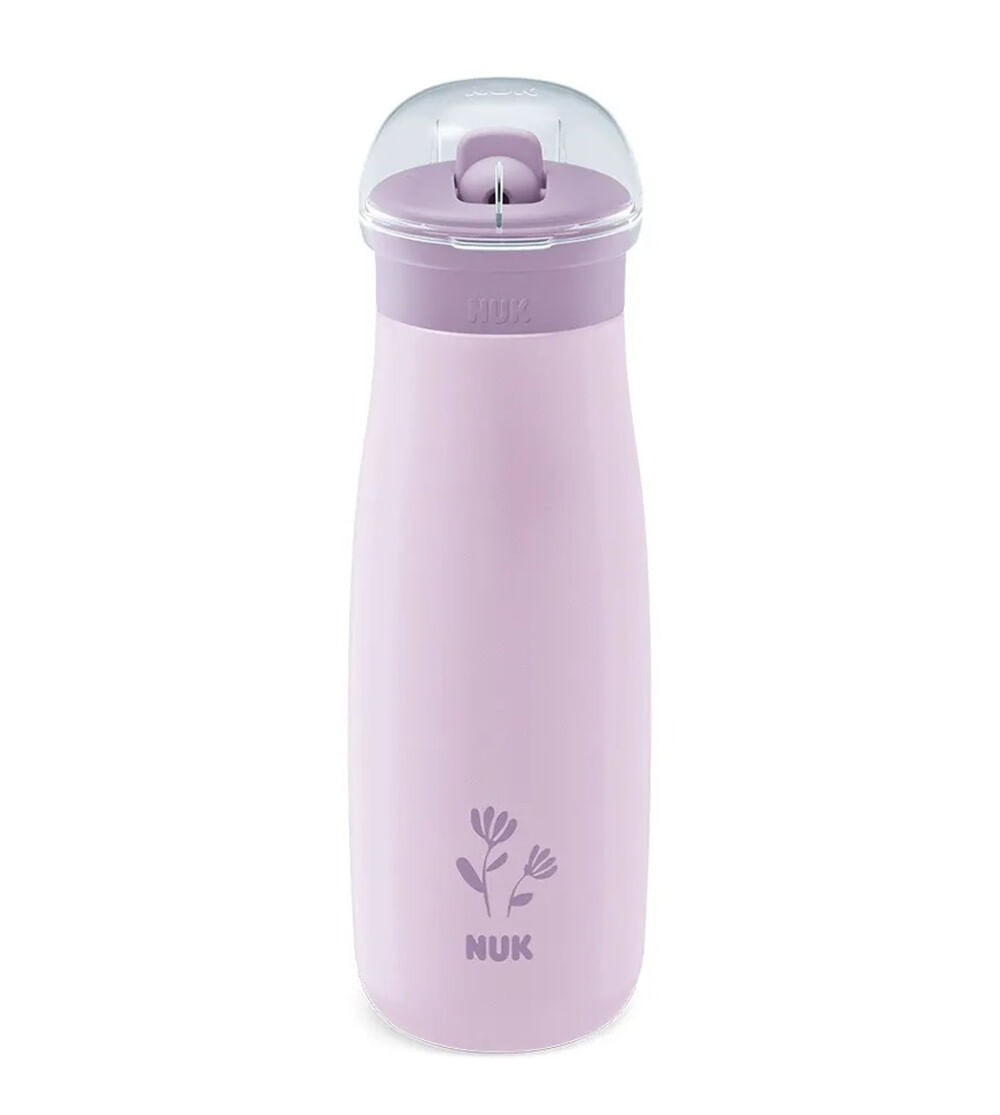 Copo Mini Me Flip Inox 500ml 2 em 1 NUK - Lilás