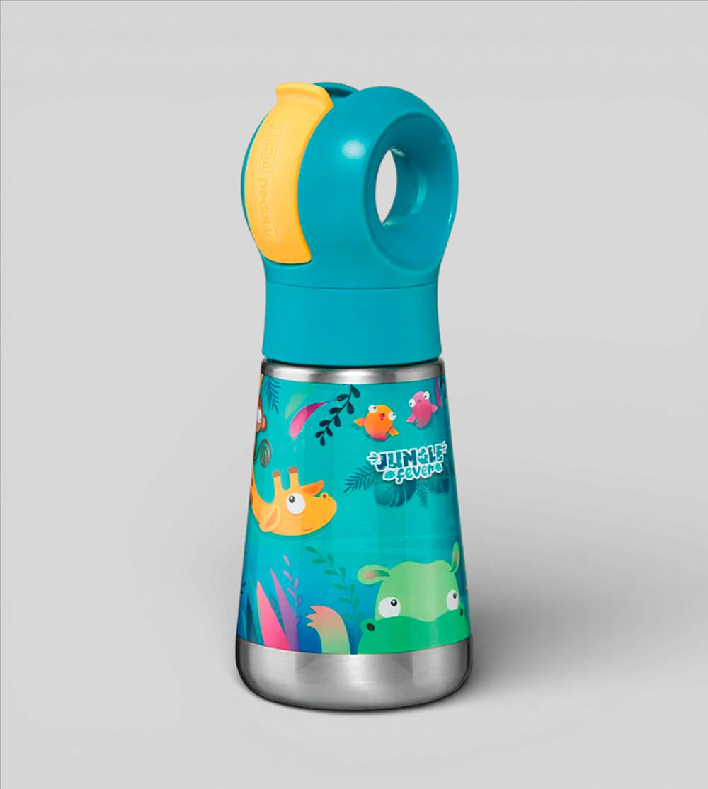 Garrafa Infantil em Inox Jungle Fever 350ml