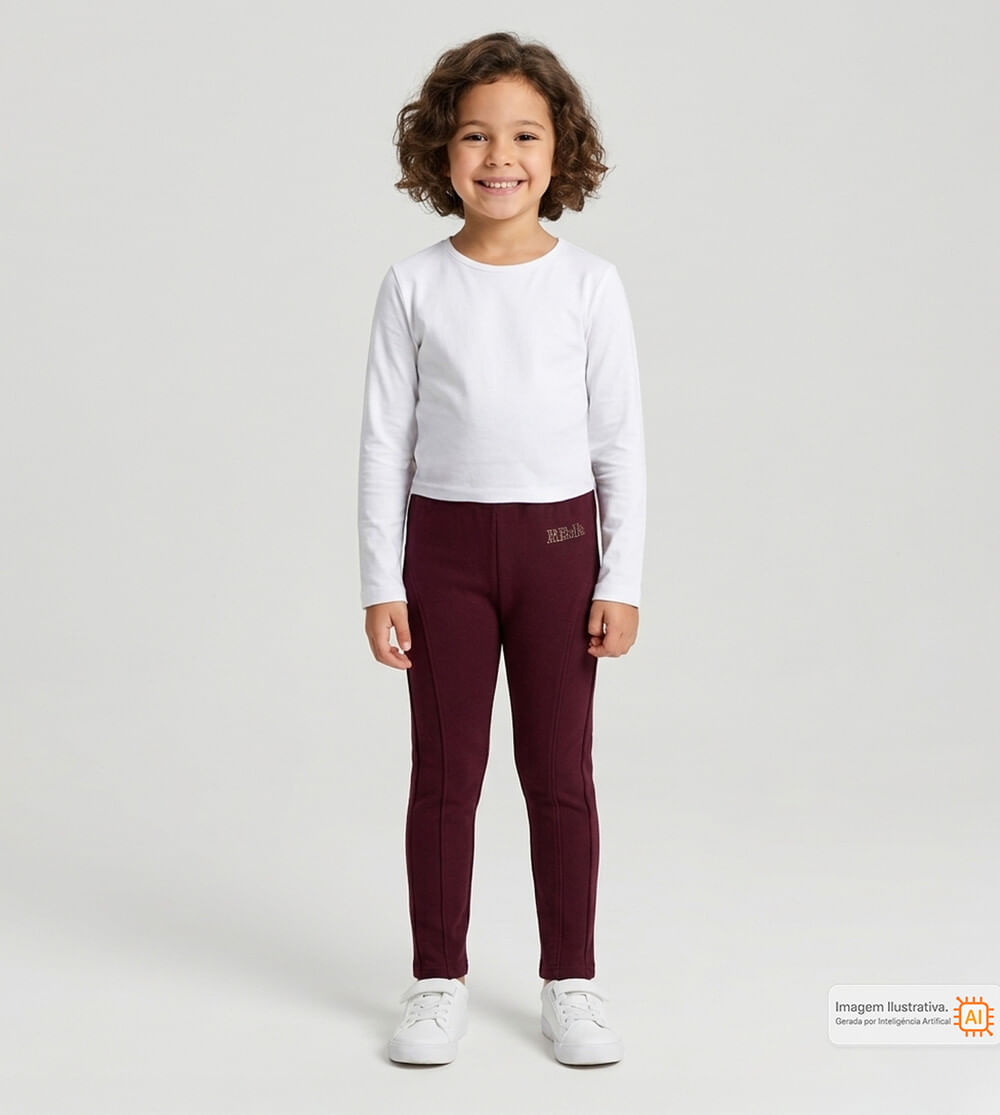Calça Legging Vinho