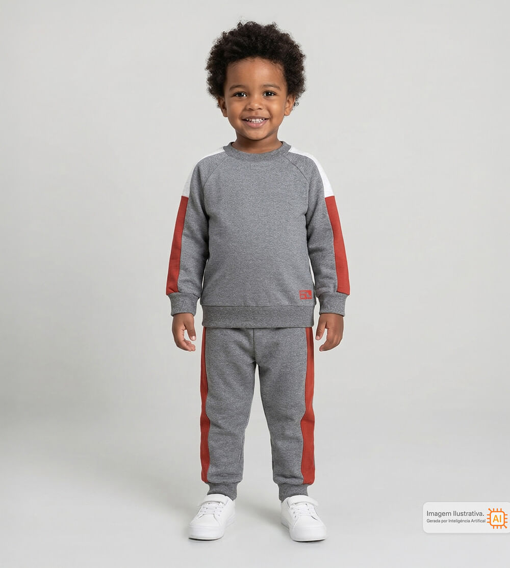 Conjunto Moletom Dino Boy