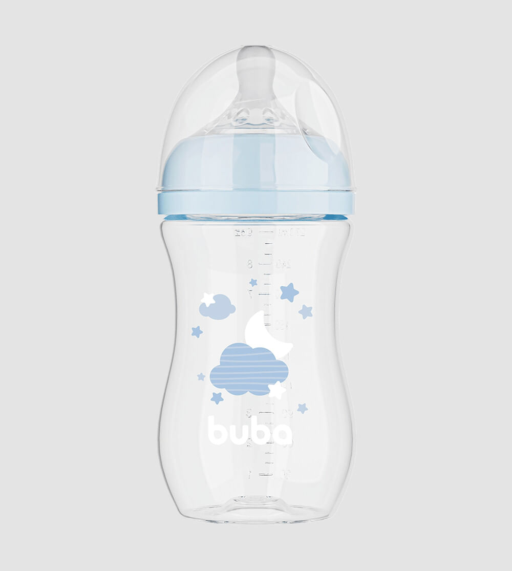 Mamadeira Easy Flow 270ml Nuvem Azul