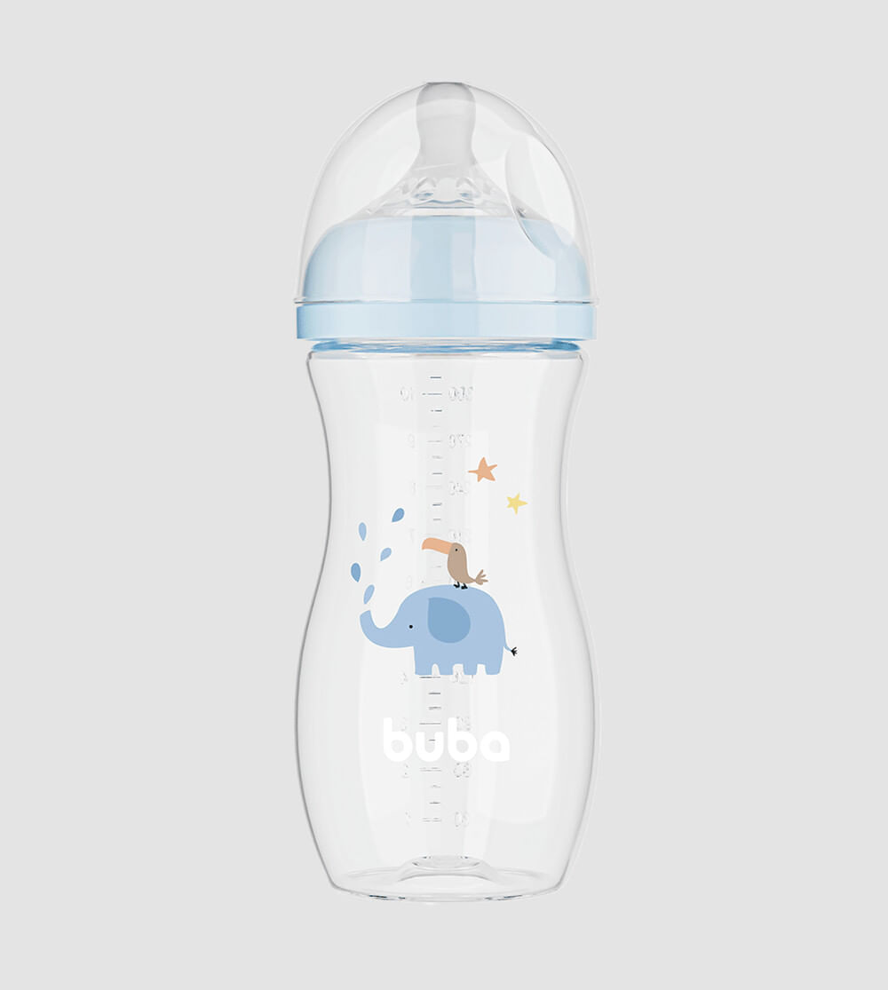Mamadeira Easy Flow 330ml Elefante Azul