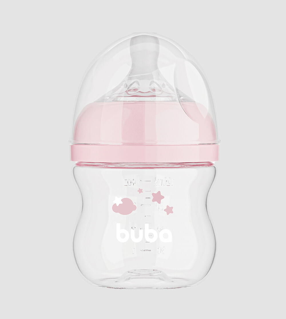 Mamadeira Easy Flow 120ml Nuvem Rosa