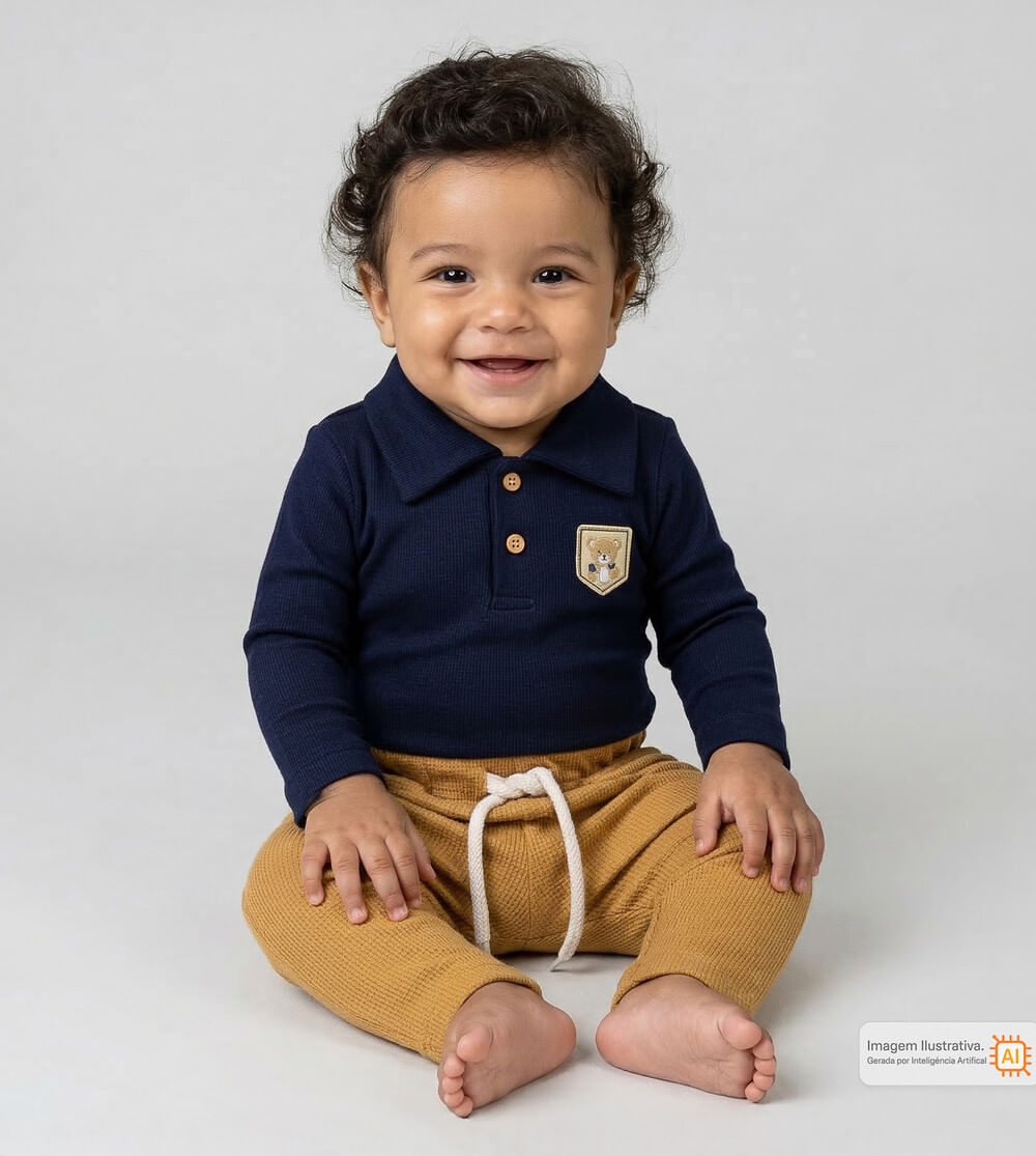 Conjunto Body Ursinho